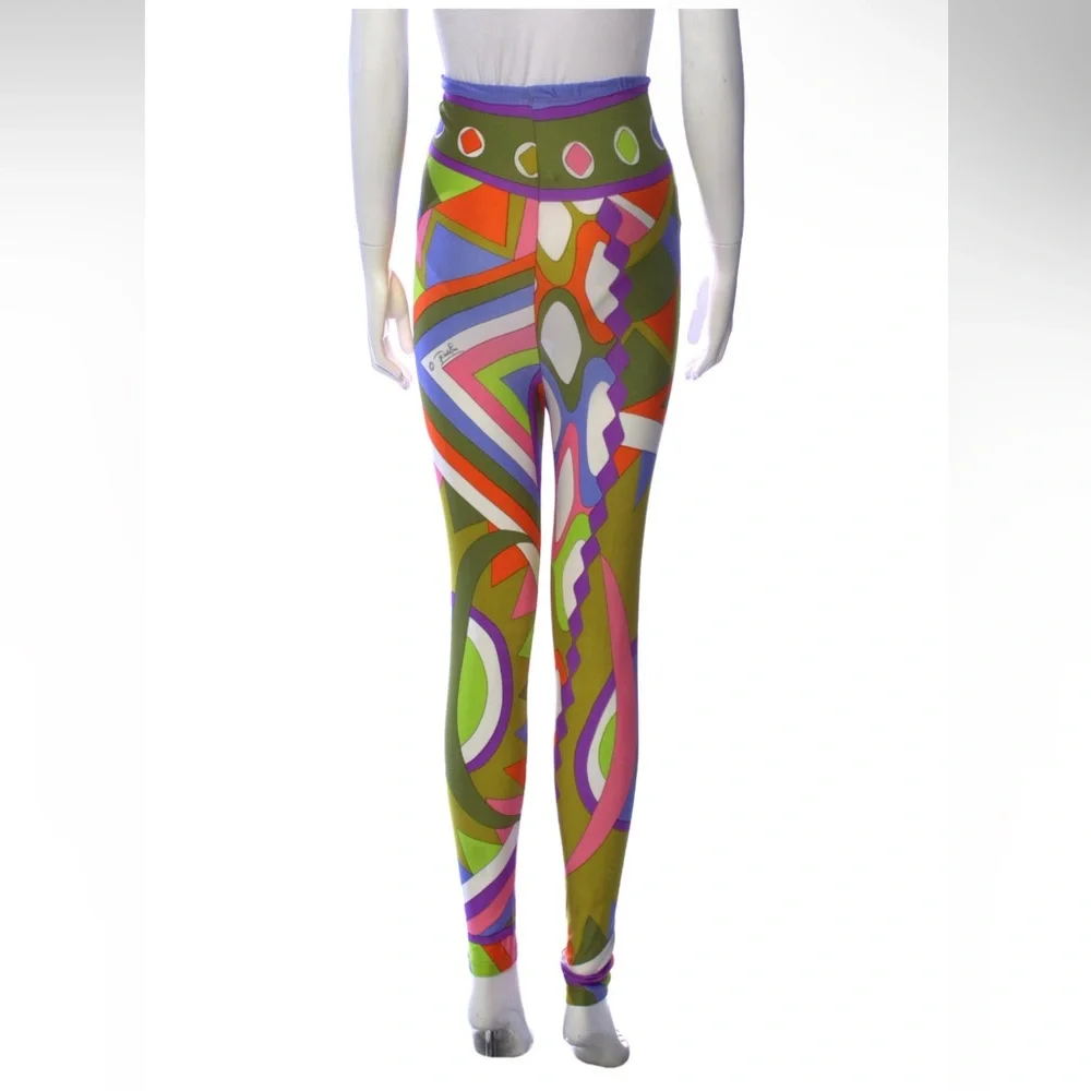 EMILIO PUCCI VINTAGE LEGGINGS 100% AUTOMATIC - Picture 3 of 4